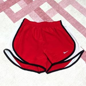 NWOT XSmall Red, White, and Black Nike Running Shorts